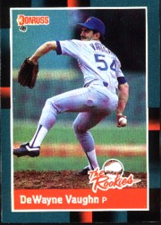 1988 Donruss Rookies Baseball Cards    025      DeWayne Vaughn